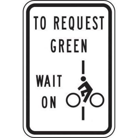 Accuform BICYCLE  PEDESTRIAN SIGN BICYCLE FRR726DP FRR726DP